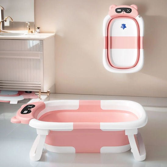 baignoire bébé-avec-systéme-de pliage-simple
