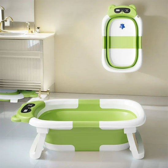 baignoire bébé avec systéme pliable