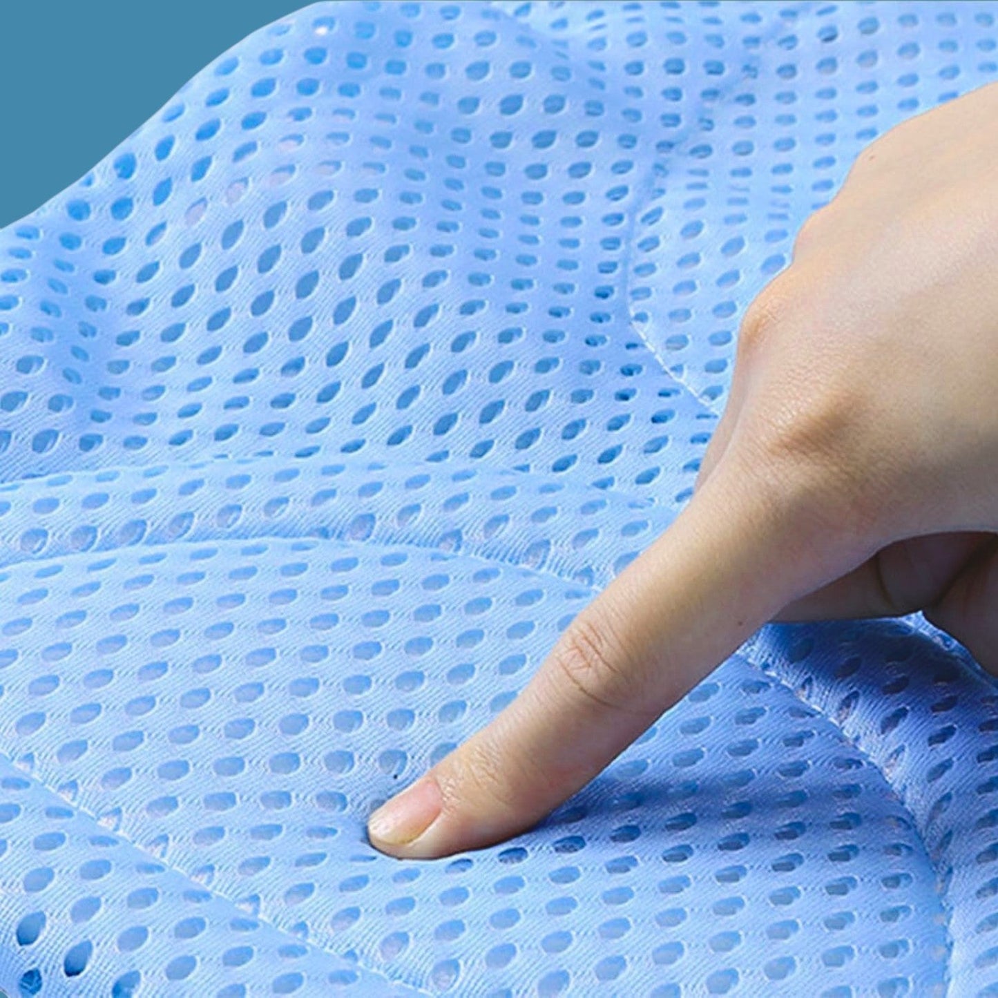 Transat de Bain Bébé - BabyBathMeshSupport™ - Bleu