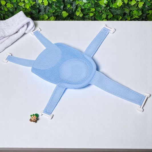 Transat de Bain Bébé - BabyBathMeshSupport™ - Bleu