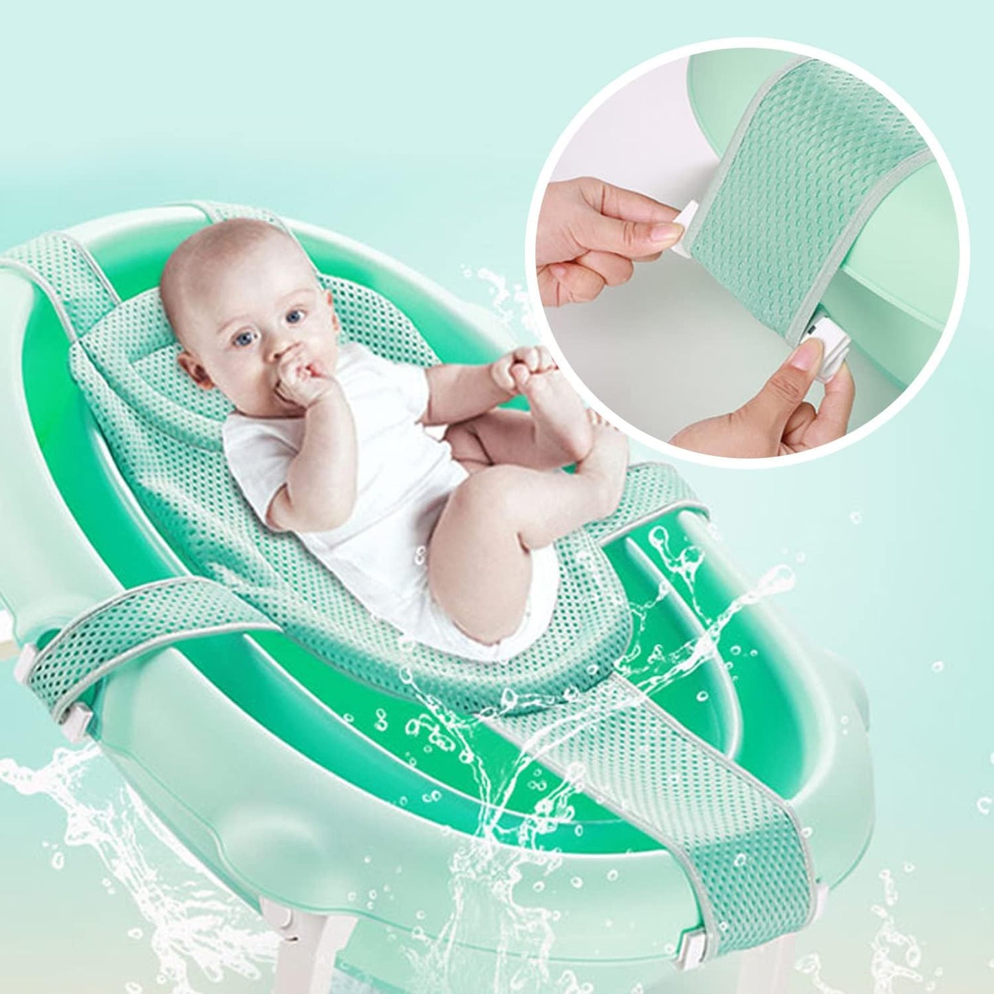 Transat de Bain Bébé	- BabyBathMeshSupport™ - Vert